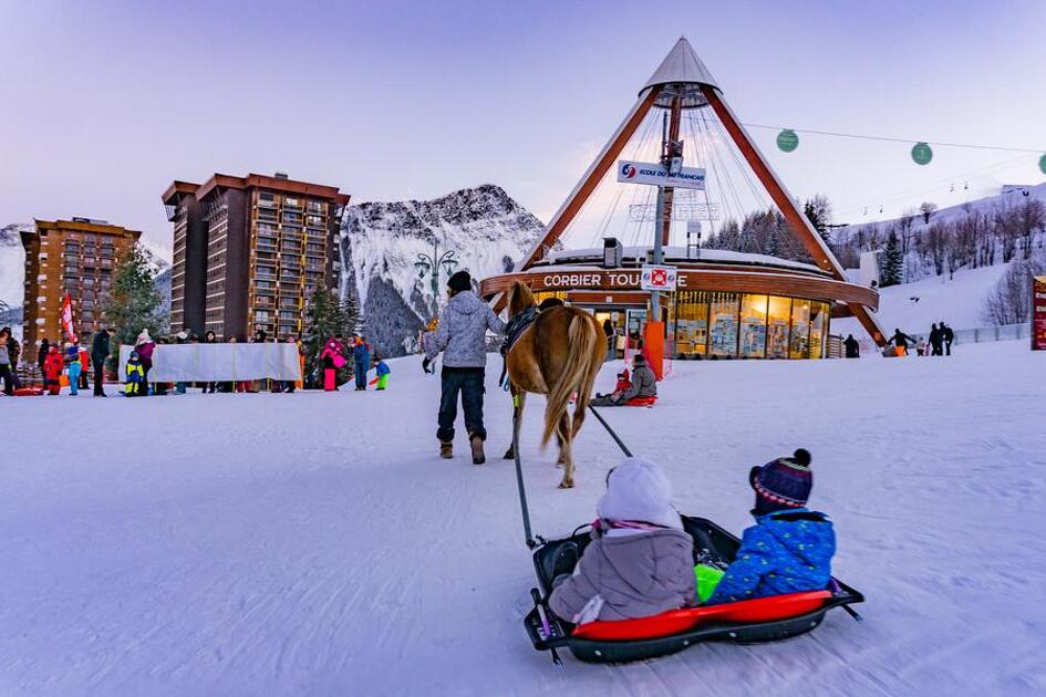 © Luge joëring - Corbier Tourisme