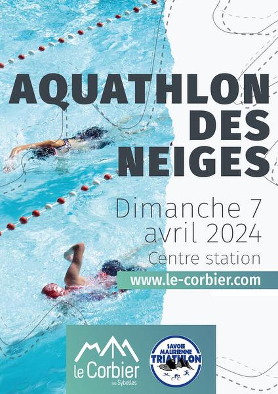 © Aquathlon des neiges - Corbier Tourisme