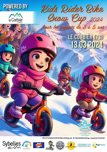 © Affiche Affiche Kids Rider Bike Snowcup - KRBC