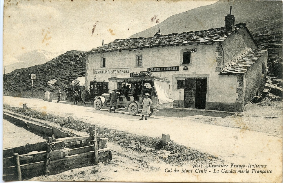 © Vieille carte postale Col du Mont-Cenis - Généanet - fanfan1