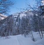 © L'Oeillette in de winter - Route op sneeuwschoenen - Corbier Tourisme