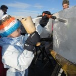 Sculptures sur glace et chasse aux trésors_Le Corbier